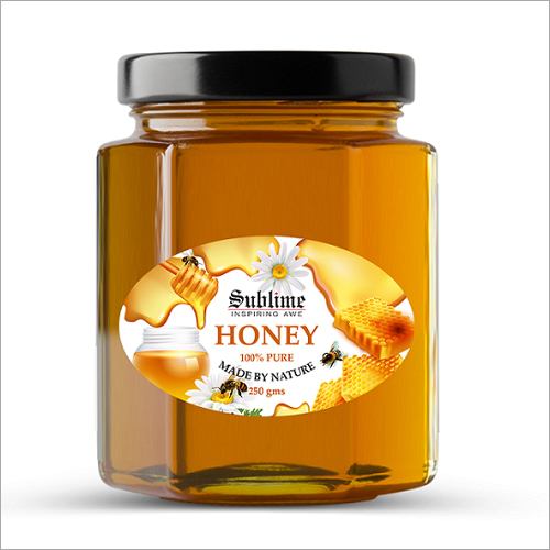 Organic Honey - Glass Jar, 250 gm | Amber Color, High Viscosity, Natural Sweetener, Rich Antioxidants, Long Shelf Life, Easy Digestion