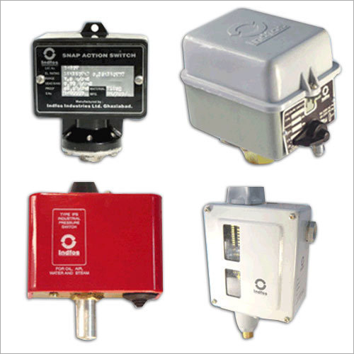 Pressure Switch - Silver Contact Material, Gas Media Type | Customized Process, Electric Power Mode, Gray & White Color, 1 Year Warranty, Industrial Application