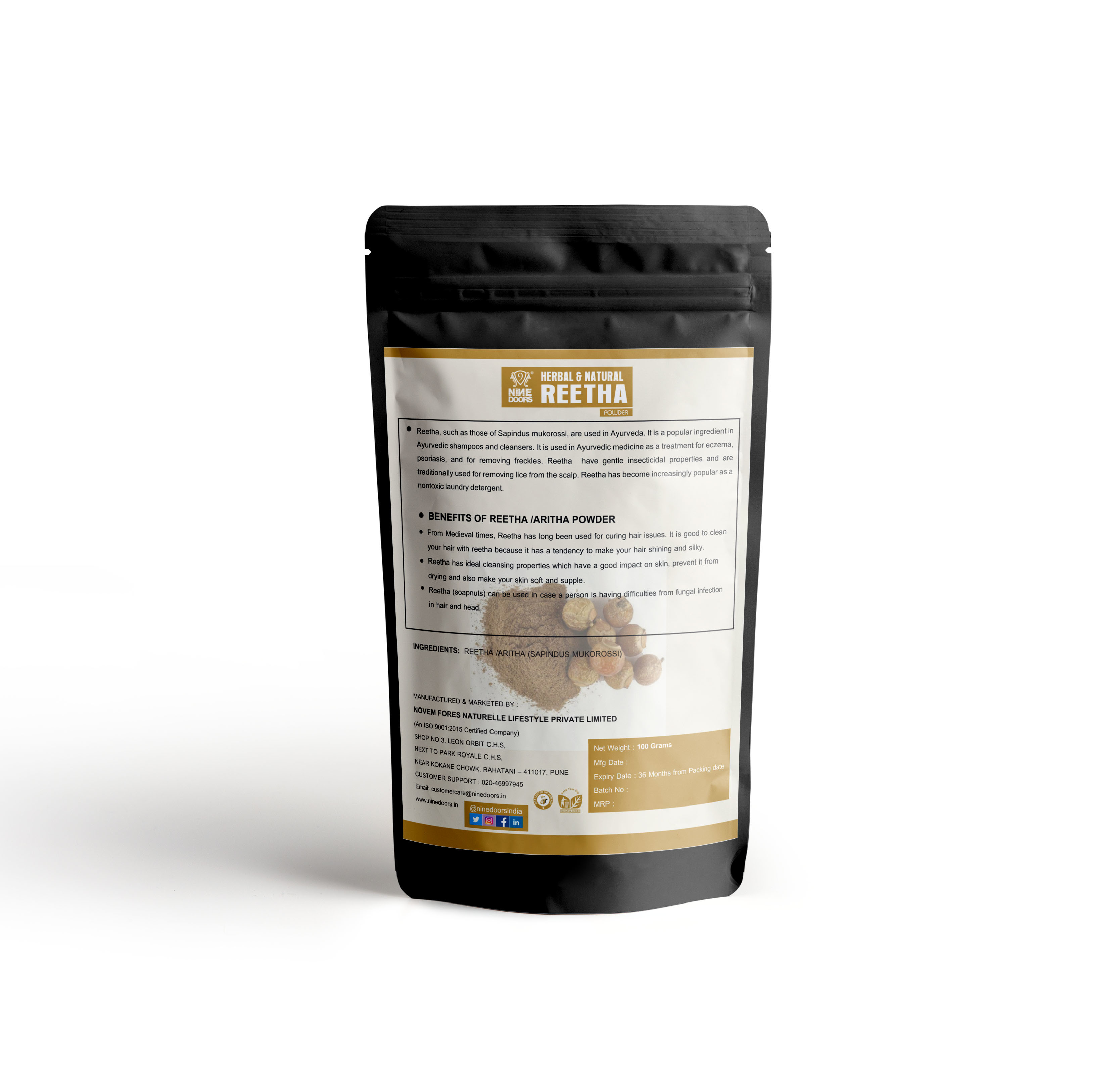 Aritha Powder Age Group: 16 - 60
