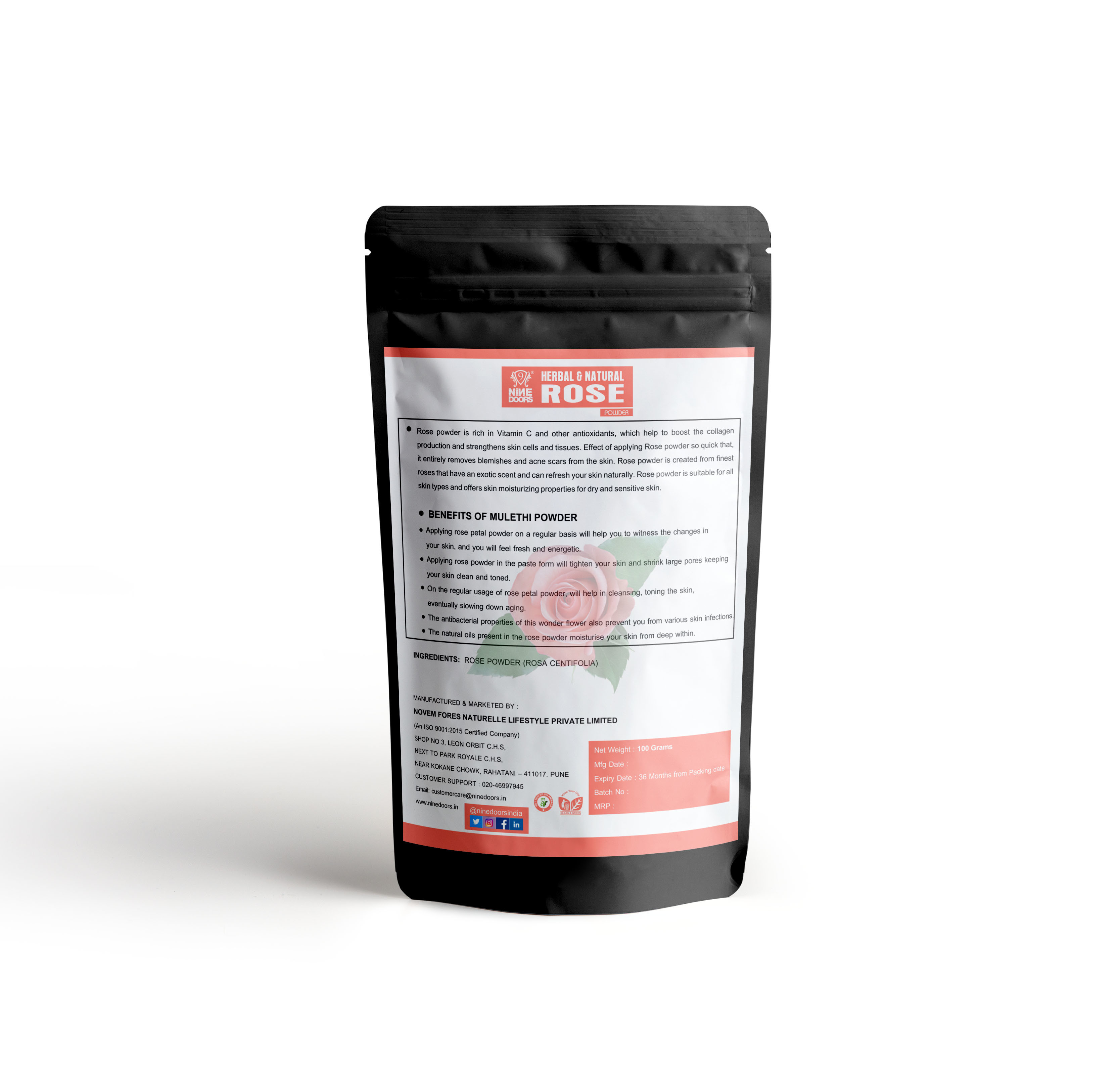 Rose Powder Age Group: 16 - 60