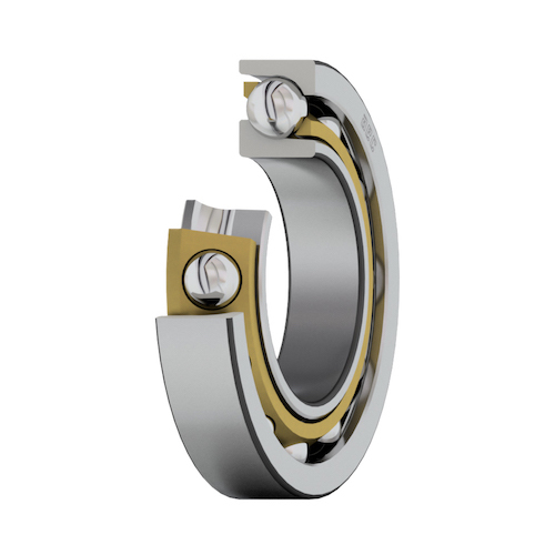 Angular Contact Ball Bearings - Color: Silver