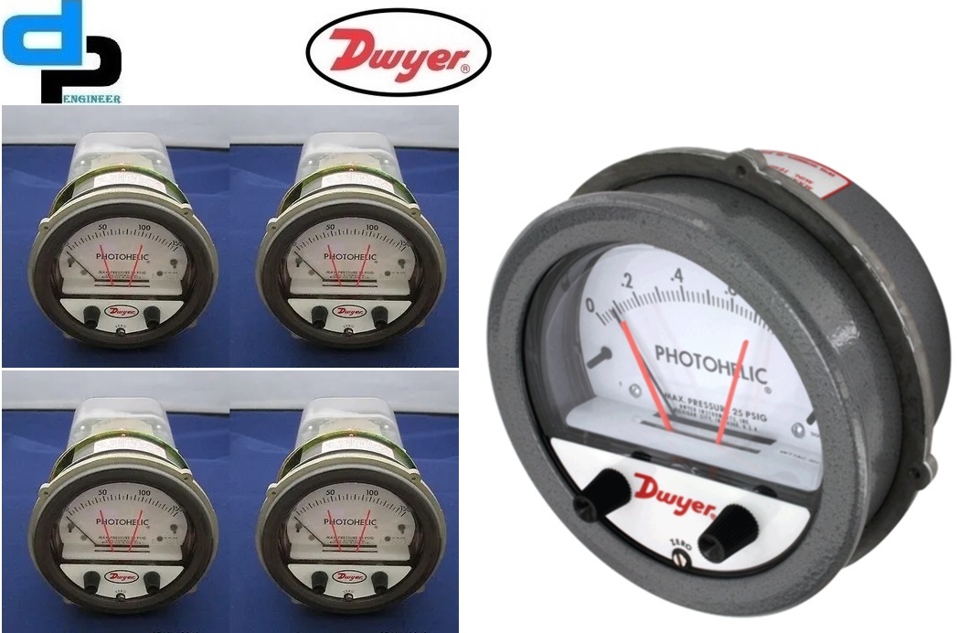 Dwyer A3150 Photohelic Pressure Switch Gauge Accuracy: A 2% Of Fs At 70a F (21.1a C)