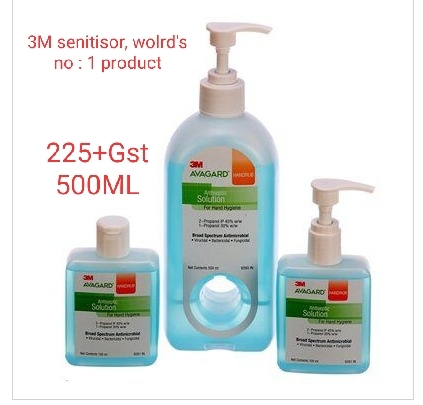 3m Avagard Hand Sanitizer Volume: 500 Milliliter (Ml)