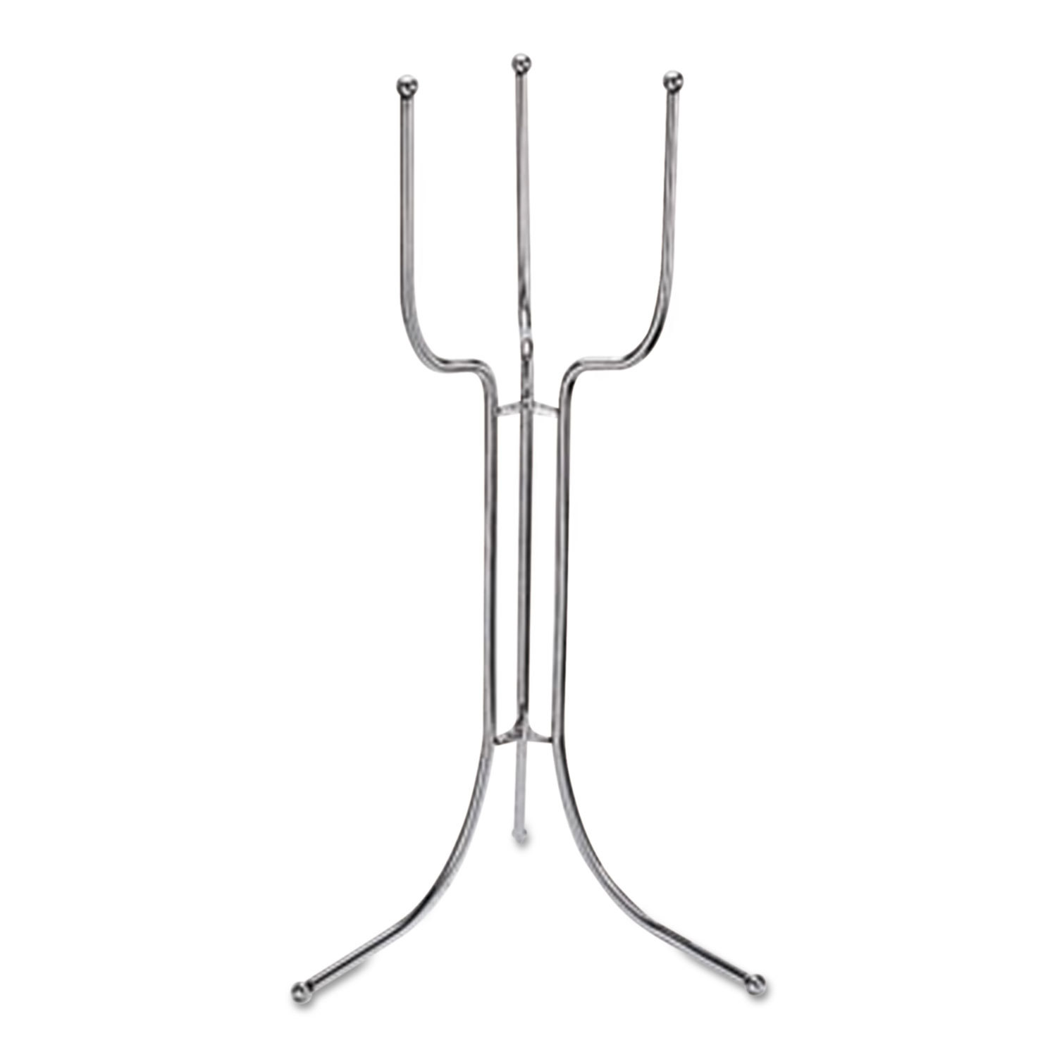 Mirror Finish Wine Bucket With Folding Tripod Stand Ss 71 Cms