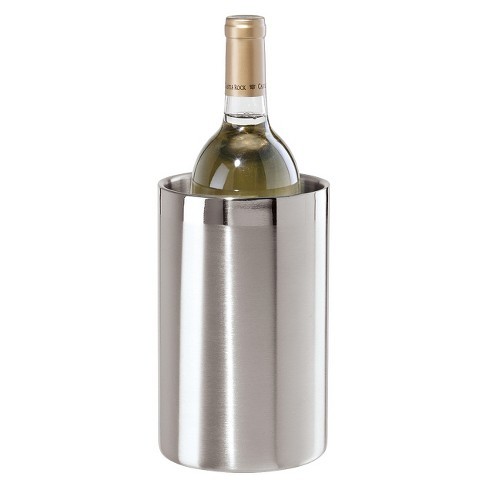 Wine Cooler Double Walled Ss 12 X 20 Cm - Stainless Steel, 12 X 20 Cm, Satin Matt Finish | Elegant Design For Stylish Wine Presentation