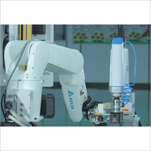 Delta Six-Axis Articulated Robot - Stainless Steel, Standard Size, Glossy White | High Precision, Hollow Wrist Design, User-Friendly Interface, Multiple Installations, Versatile Applications