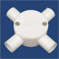 ढक्कन के साथ पीवीसी जंक्शन बॉक्स