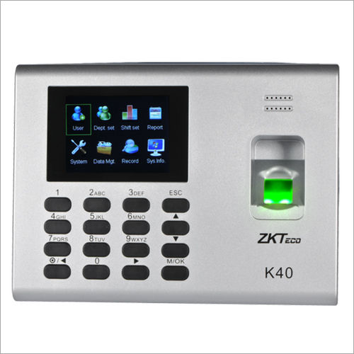 Zkteco K40 Pro Time Attendance Machine - Material: Plastic