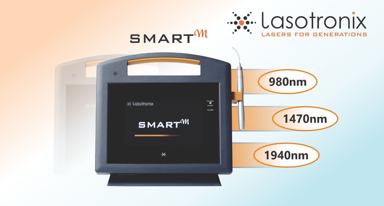 Lasotronix Smart M Diode Laser - 2.5 Kg, 27x24.5x9 Cm | Lightweight, Portable, Customized Programs, Large Lcd Display, Patient Data Storage