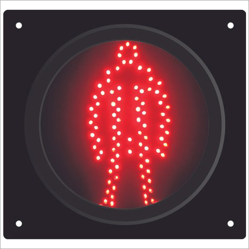 Metal Pedestrian Red Traffic Light