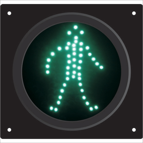 Metal 230V Pedestrian Traffic Green Light