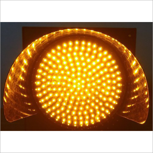 Yellow Solar Led Traffic Blinker