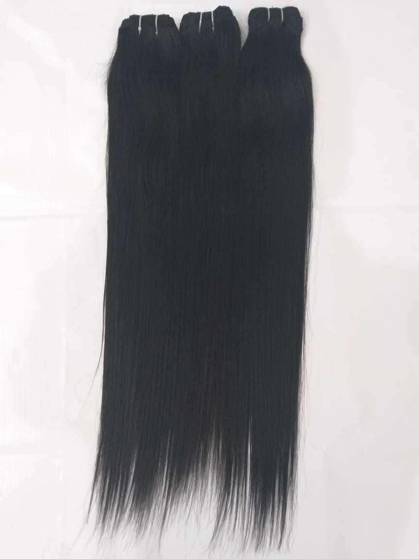 Straight Human Hair Extensions - 8-34 Inch Lengths, Natural Color, 100% Remy Indian Hair, Soft And Silky, Tangle Free, Shedding Free, Dyable And Bleachable, 13x4 Transparent Lace Frontal