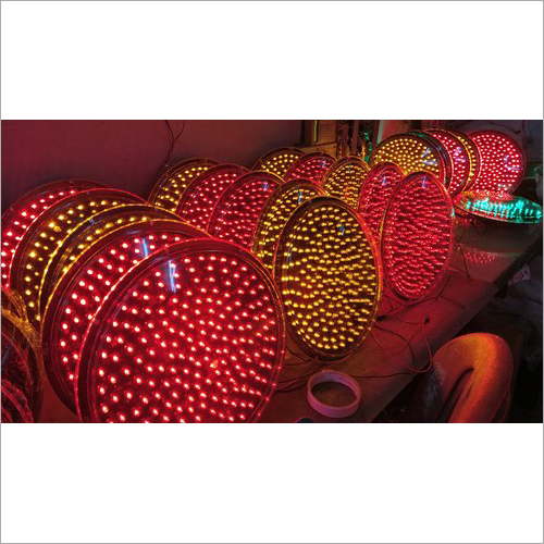 Metal Led Red Traffic Light