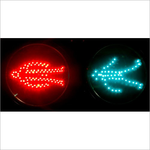 Metal Pedestrian Red Traffic Light