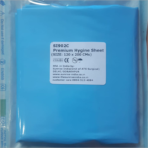 Premium Hygiene Sheet - Blue Color, Disposable Ophthalmic Dressing , Sterilized and Waterproof for Contamination Protection