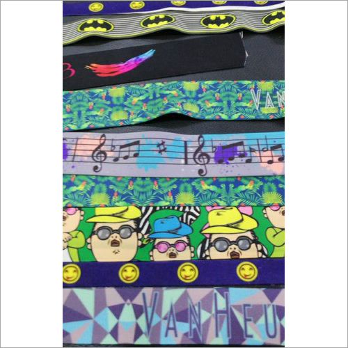 Multicolor Polyester Printed Elastic Tape