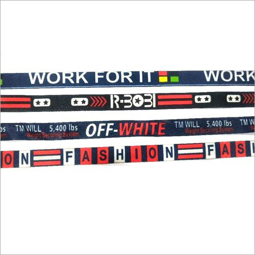 Garment Printed Elastic Tape - Polyester, 3 Inch Size | Multicolor, Stretchable, Tear Resistant, Alluring Patterns