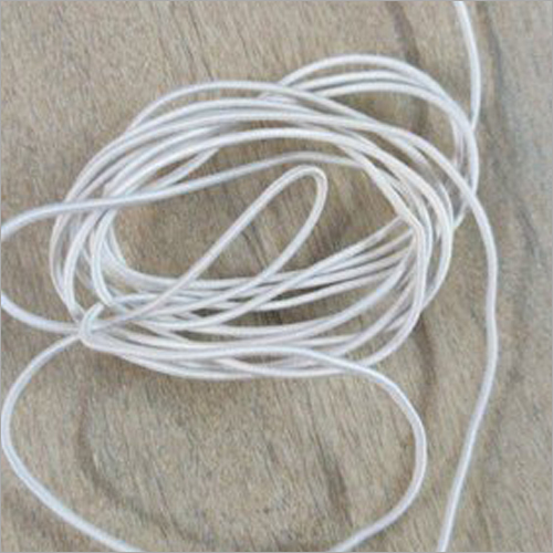 Face Mask For Polypropylene Elastic Thread - Polyester Material, White Color | Plain Design for Comfortable Face Coverage