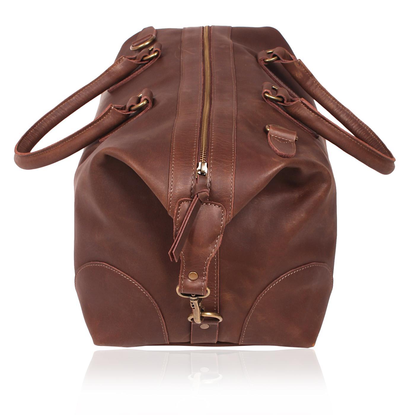 Same As Picture Classic Leather Duffle Bag