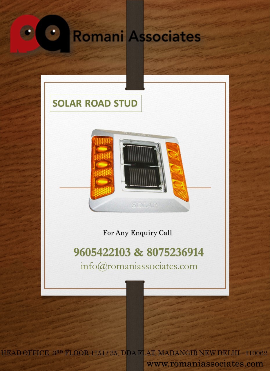 Road Stud - Abs Plastic, 100x100x50 Mm | High Intensity Led, Monocrystalline Solar Panel, Lithium-ion Battery, Ip67 Rating, Adverse Weather Adaptability, Nighttime Reflective Safety