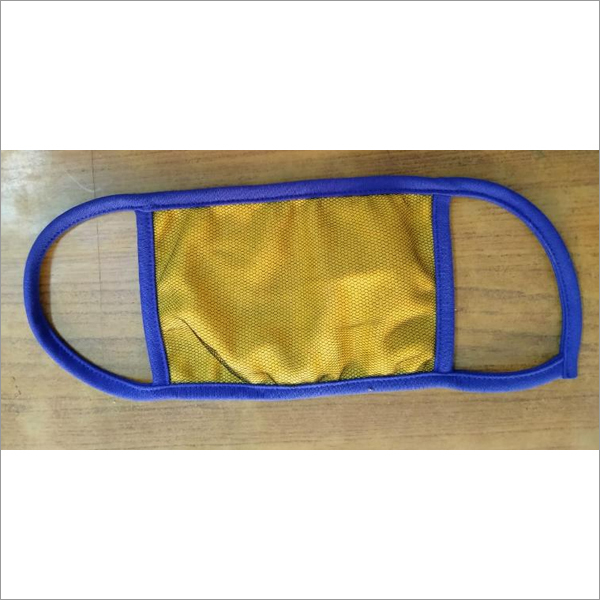 Washable Face Mask - Non-woven Fabric, 2ply & 3ply Options, Yellow-blue | Comfortable Elastic Earloop, Anti-bacterial, Disposable