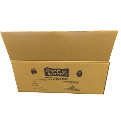 Printed Corrugated Box - Resilient & Lightweight Material, Rectangular/Square Shapes, Brown Color | Customizable Sizes for Apparel, Electronics, Food & More