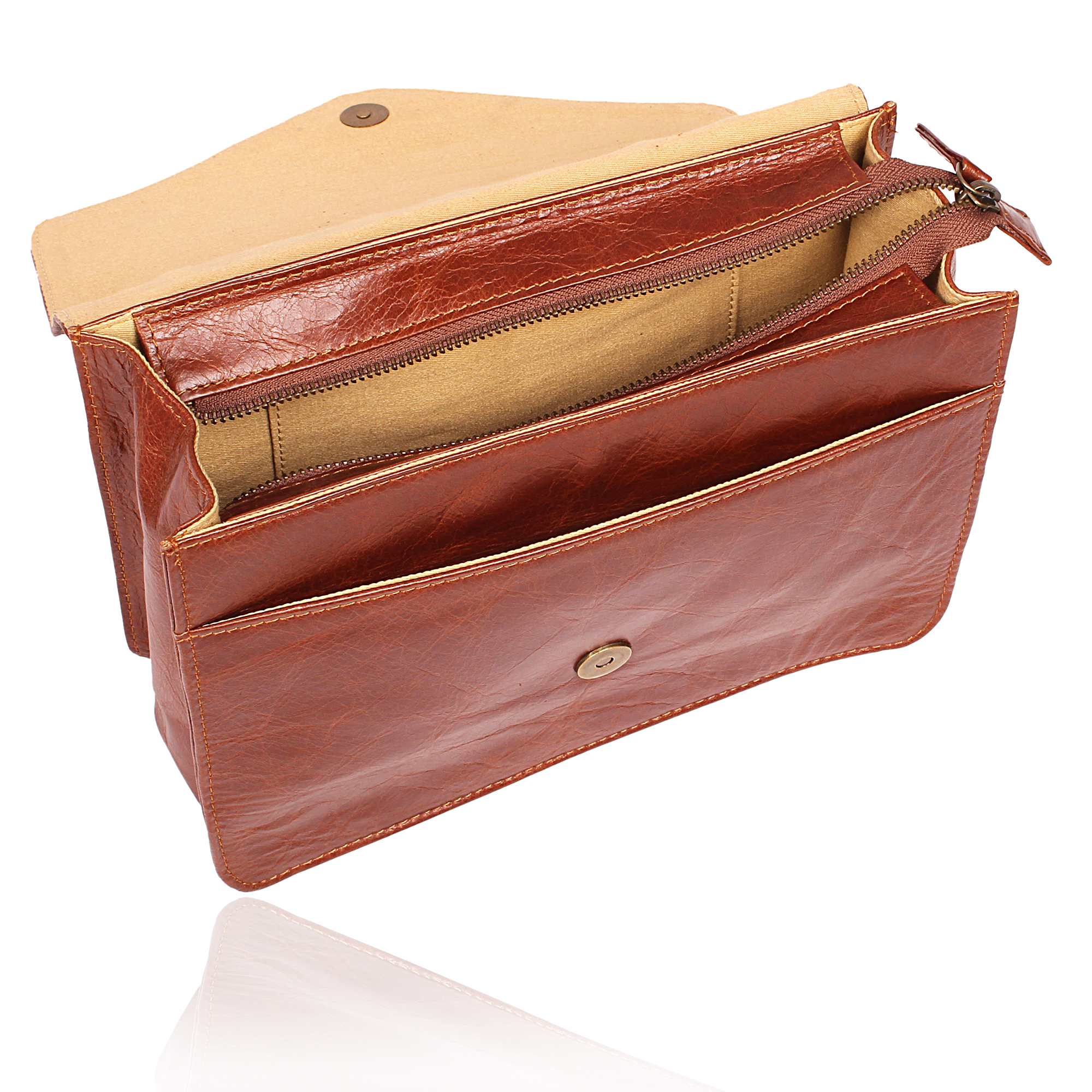 Same As Picture Classic Leather Clutch