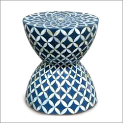 Bone Inlay Stool