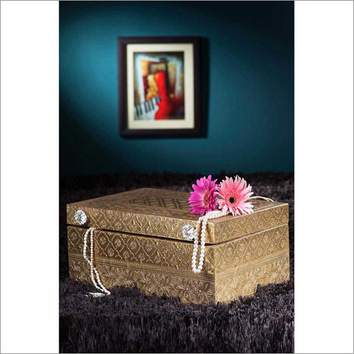 Brass Metal Jewelry Box