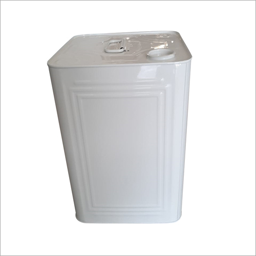 Metal Tin Container - Stainless Steel, 15 kg Capacity, Square Shape | Ideal for Storing Mustard Oil, Ghee, and Beverages
