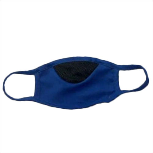 100% Cotton Blue Face Mask