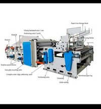 Automatic Toilet Roll Log Rewinding Machine