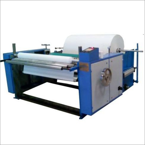 Maxi Roll Semi-Automatic Rewinding Machine - Stainless Steel, 8x7x4 ft Dimension, 20mm Core Diameter | Automatic Tension Control, Touch Screen Interface, Perforation Unit, Waste Edge Trimming