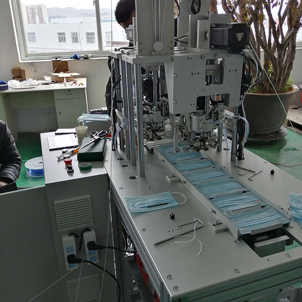 White 3ply Disposable Ear Loop Welding Mask Machine