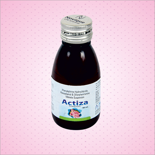 Paracetamol Phenylephrine Hydrochloride Chlorpheniramine Maleate Suspension Dry Place