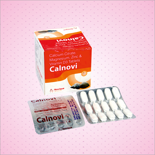 कैल्शियम साइट्रेट मैग्नीशियम जिंक और विटामिन D3 टैबलेट सामान्य दवाएं