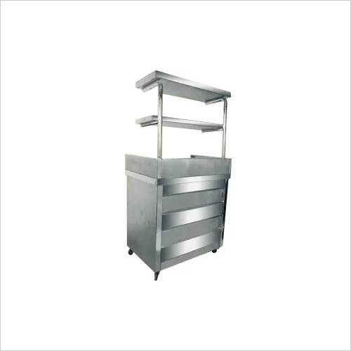 Pick Up Table - 24 x 60 x 32 Inches | Stainless Steel SS202, Ideal for Hotel Use