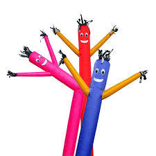 एयर डांसर का उपयोग: प्रचार का उद्देश्य