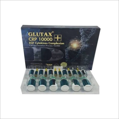 Glutax Crp 10000 Egf Cytokines Complexion Injections - Physical Form: Liquid