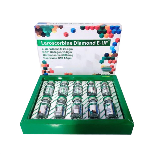 Laroscorbine Diamond E-UF Injections - 10ml Liquid, White Color | 100% Natural, Alcohol Free, Suitable for All Skin Types, No Side Effects