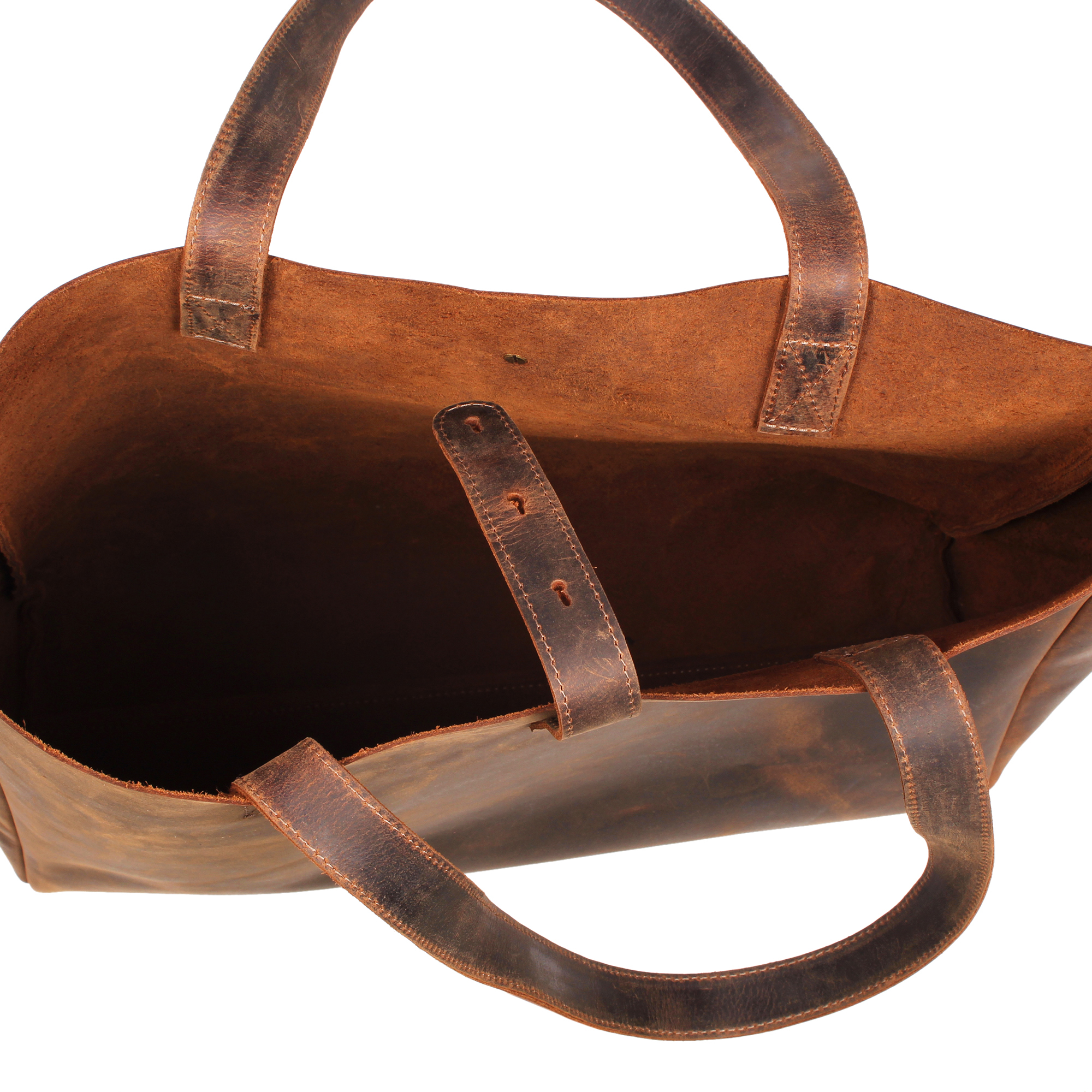 Same As Picture Leather Shopper Tote