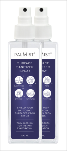 Palmist Surface Sanitizer Disinfectant Spray 100 Ml Age Group: Adults