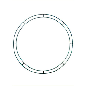 डबल फ्लैट पुष्पांजलि तार बनाना
