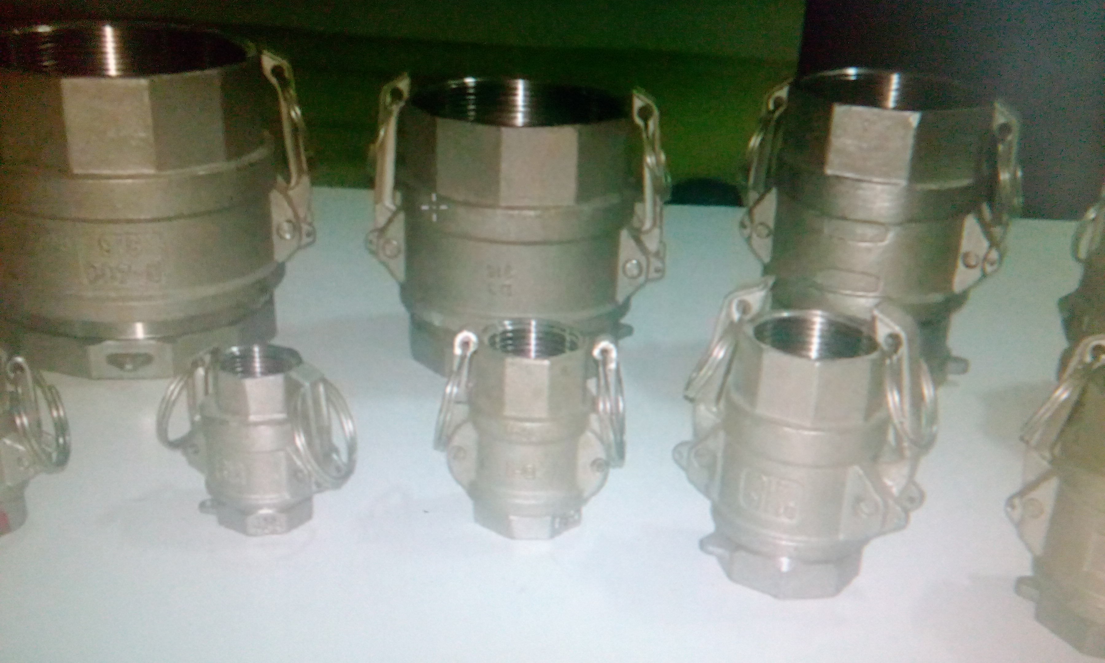 Camlock Coupling - Stainless Steel, 1/2" To 6" Size | Chrome Plating, Nitrile/neoprene/silicon/teflon Sealing, Din-2838 Standard