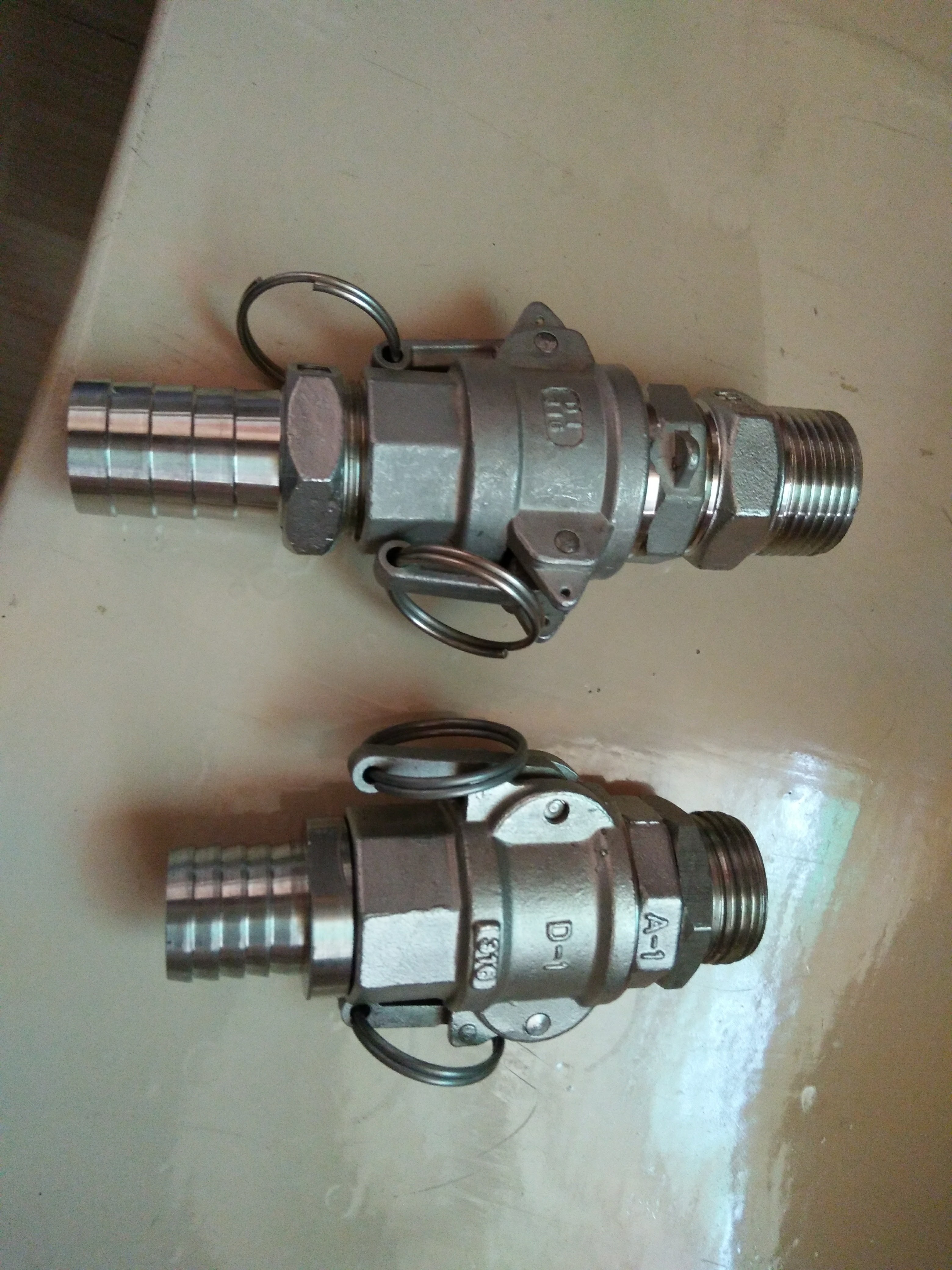 Camlock Coupling - Stainless Steel, 1/2" To 6" Size | Chrome Plating, Nitrile/neoprene/silicon/teflon Sealing, Din-2838 Standard