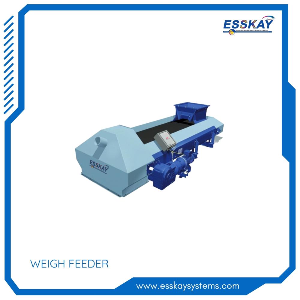 Industrial Weigh Feeder Machine - Color: Blue
