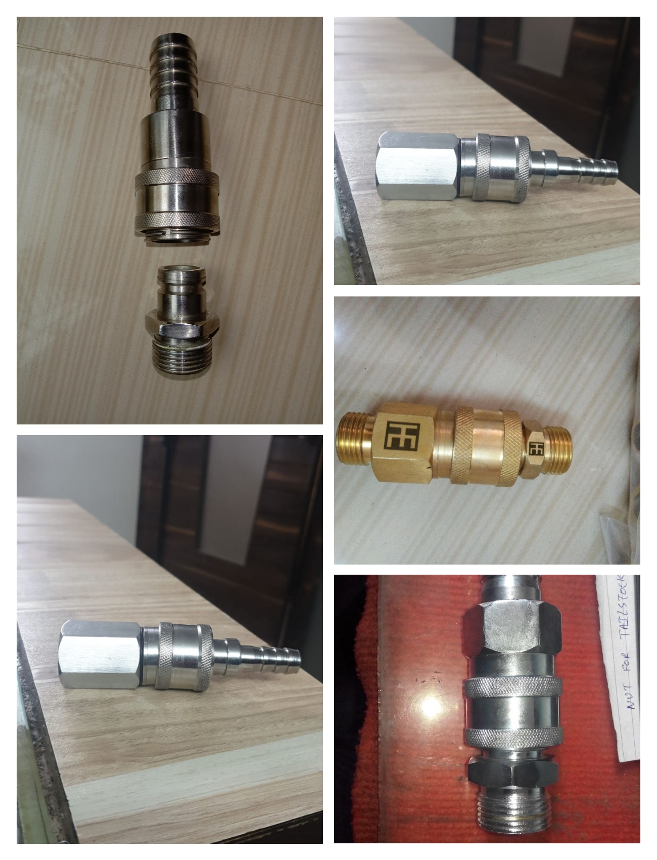 Stainless Steel Quick Release Coupling Application: Hydraulic/pneumatic