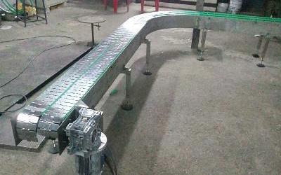 S.s. Chain Conveyor - Color: Steel