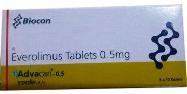 Advacan 0.5mg Ingredients: Everolimus